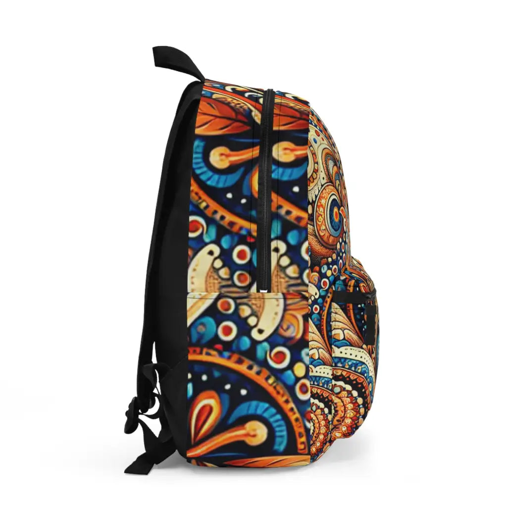 Flowing Tapestry of Intricate Patterns Backpack One size