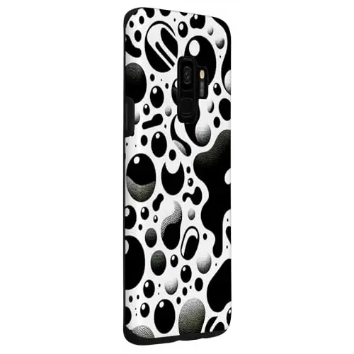 Fluid Monochrome: A Dynamic Liquid Pattern Case (iPhone