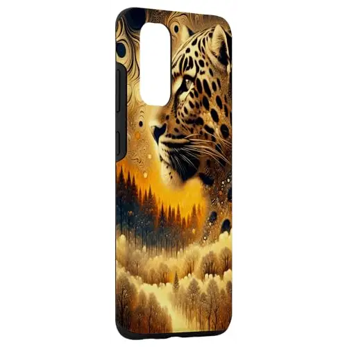 Forest Sentinel: Captivating Leopard Portrait Case (iPhone