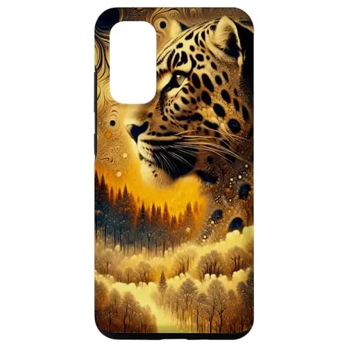 Forest Sentinel: Captivating Leopard Portrait Case (iPhone