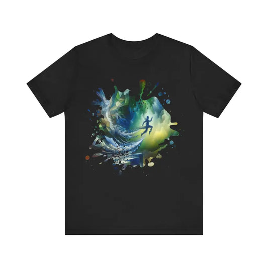 Fractured Dimensions Unfolding - Jersey Short Sleeve Tee