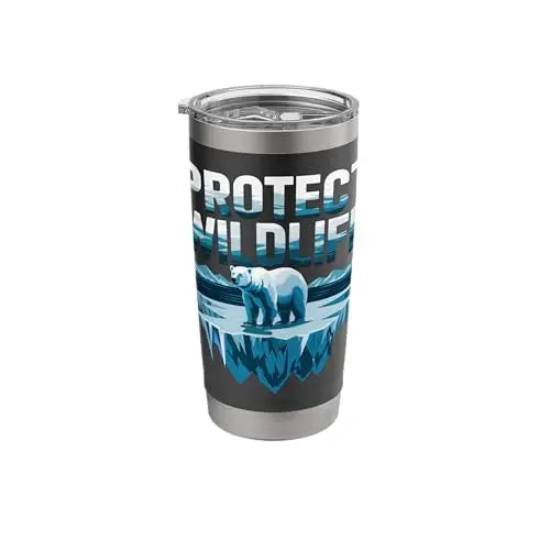 Fragile Refuge: The Plight of Polar Bears Stainless Steel