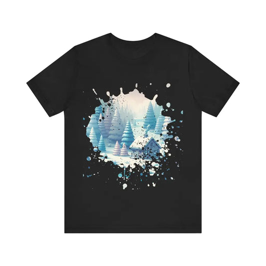 Frosted Hideaway Jersey Short Sleeve Tee Black / S T Shirt