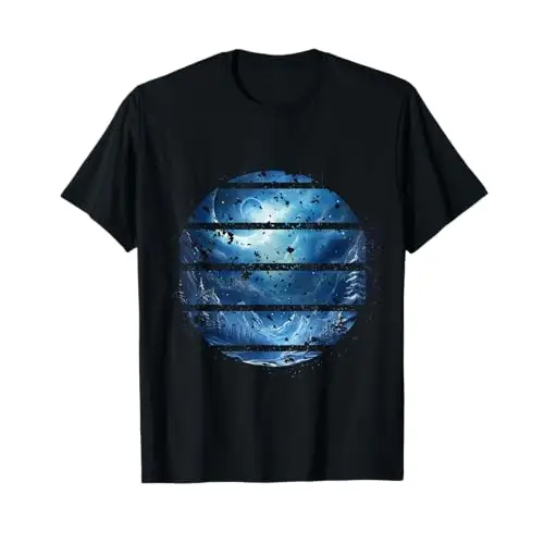 Frozen Horizon: Shattered Serenity T Shirt Apparel