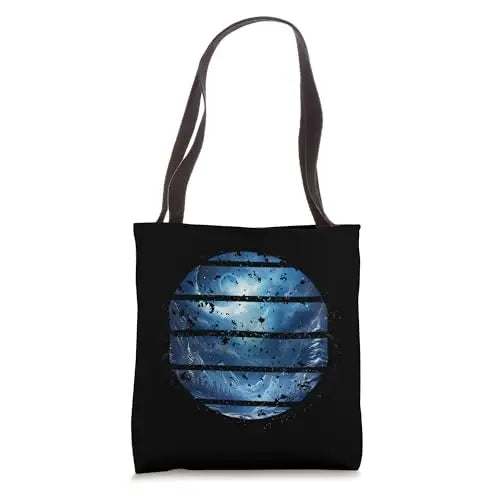 Frozen Horizon: Shattered Serenity Tote Bag Apparel