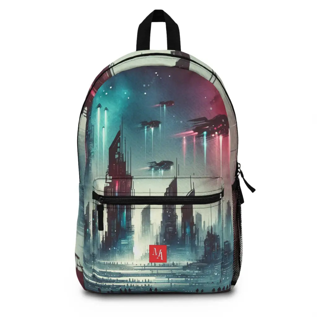 Futuristic Dreams in Motion Backpack One size Bags