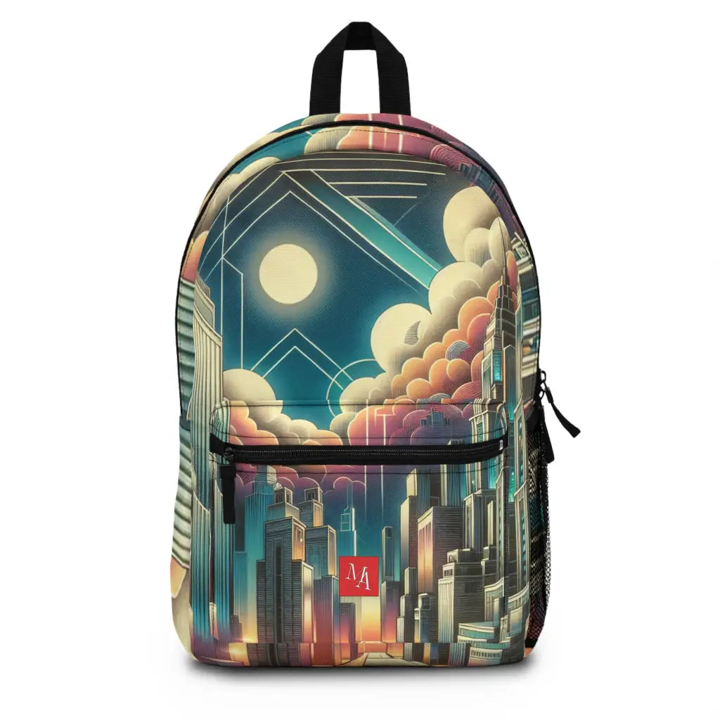 Futuristic Spires Backpack One size Bags