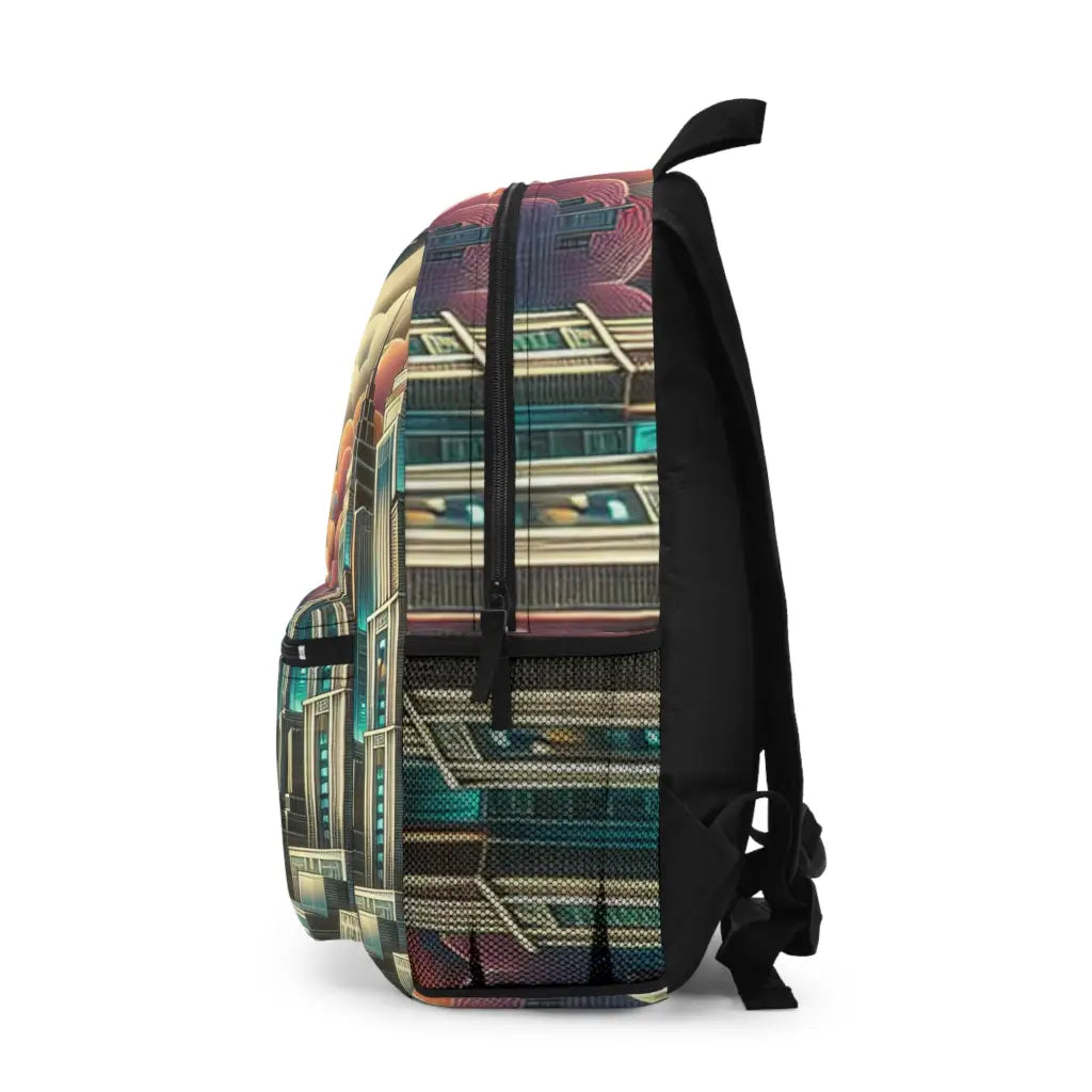 Futuristic Spires Backpack One size Bags