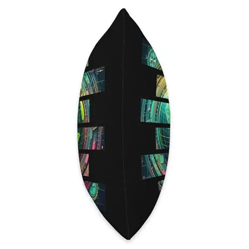 Futuristic Techno World Globe Throw Pillow Home