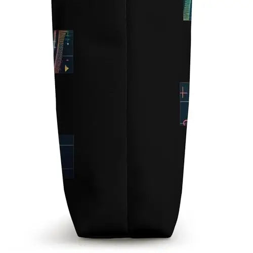 Futuristic Techno World Globe Tote Bag Apparel