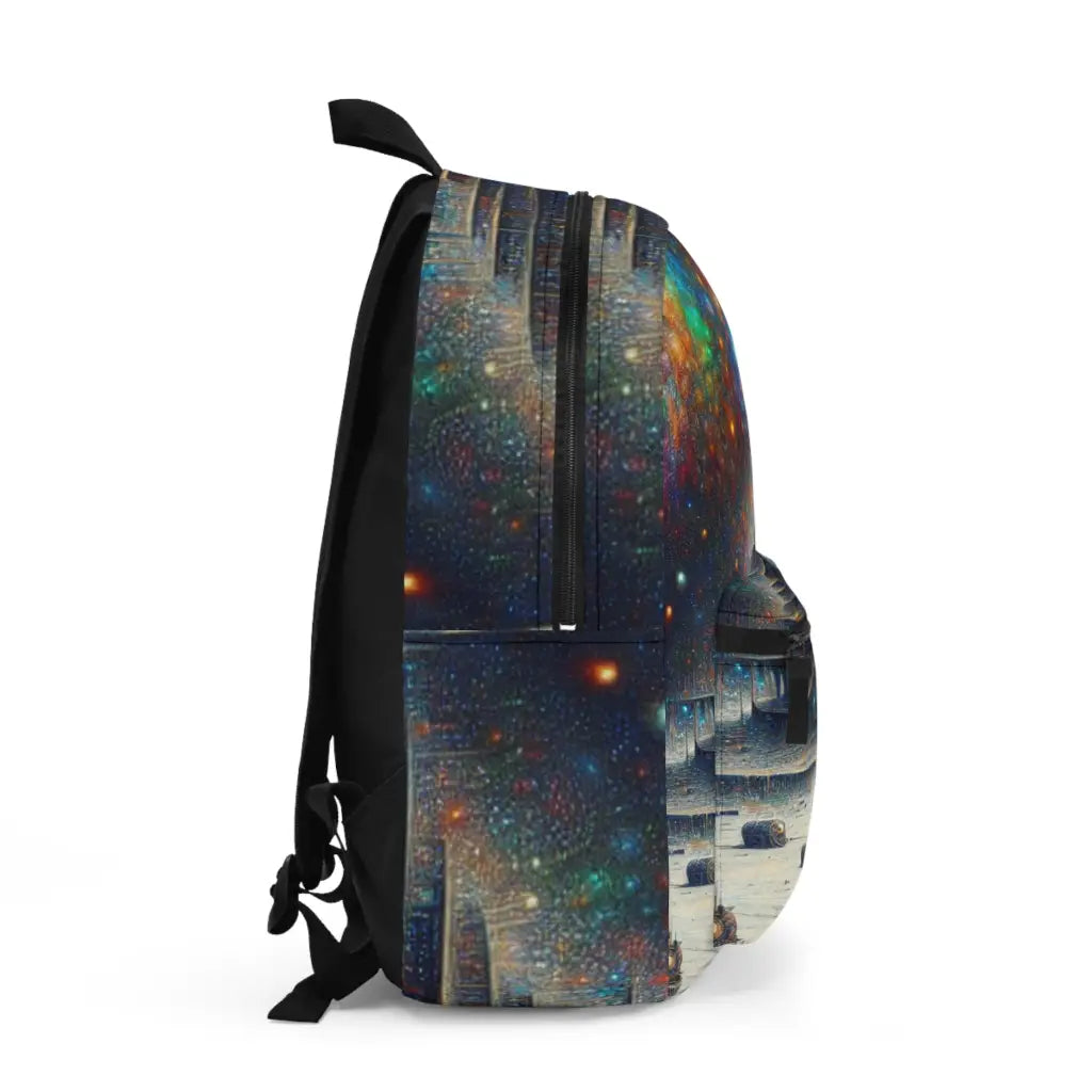 Galactic Odyssey of Mechanical Marvels Backpack One size