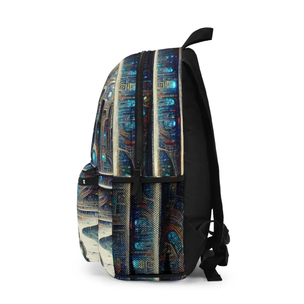 Galactic Odyssey of Mechanical Marvels Backpack One size