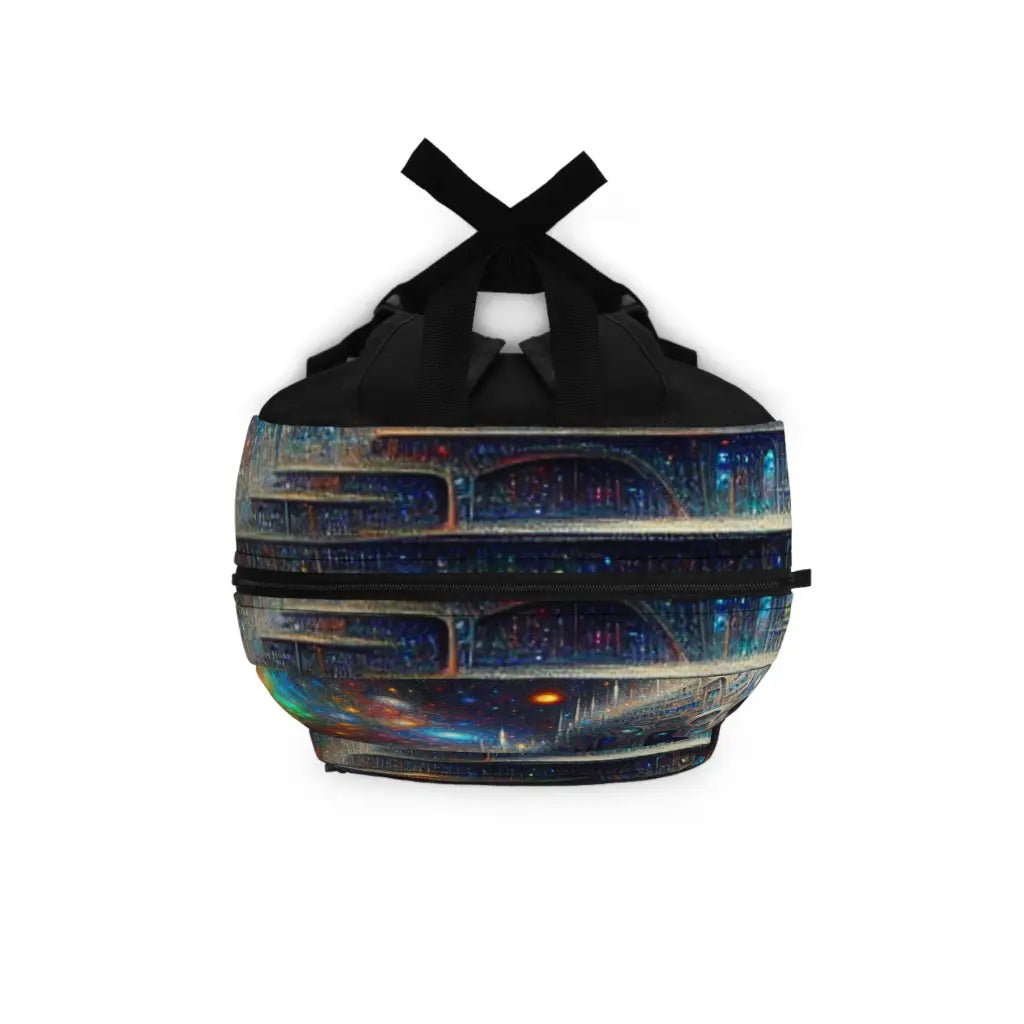 Galactic Odyssey of Mechanical Marvels Backpack One size