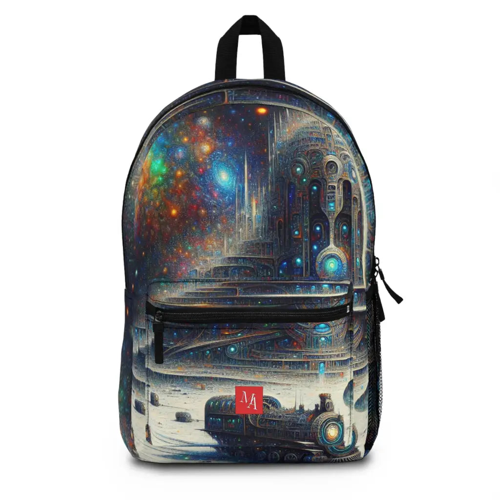 Galactic Odyssey of Mechanical Marvels Backpack One size