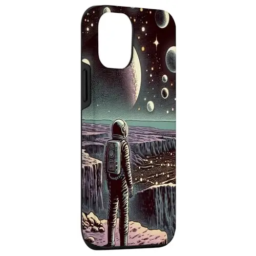 Galactic View: Astronaut and Celestial Expanse Case (iPhone
