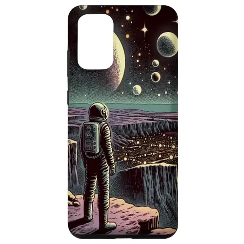 Galactic View: Astronaut and Celestial Expanse Case (iPhone