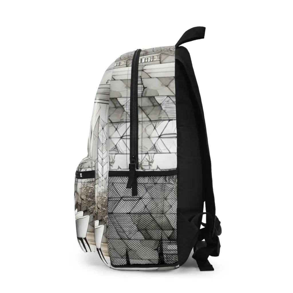 Geometric Dining Harmony Backpack One size Bags