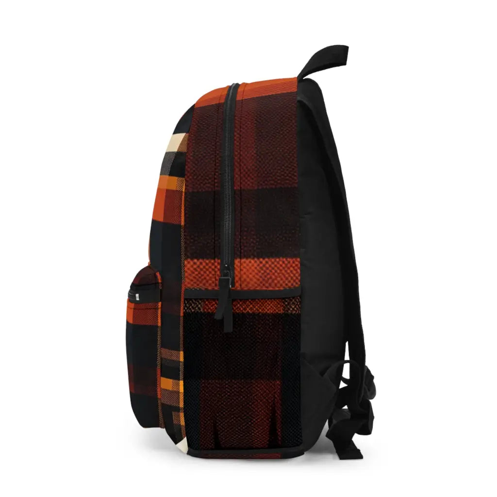 Geometric Orbit in Warm Hues - Backpack - One size - Bags