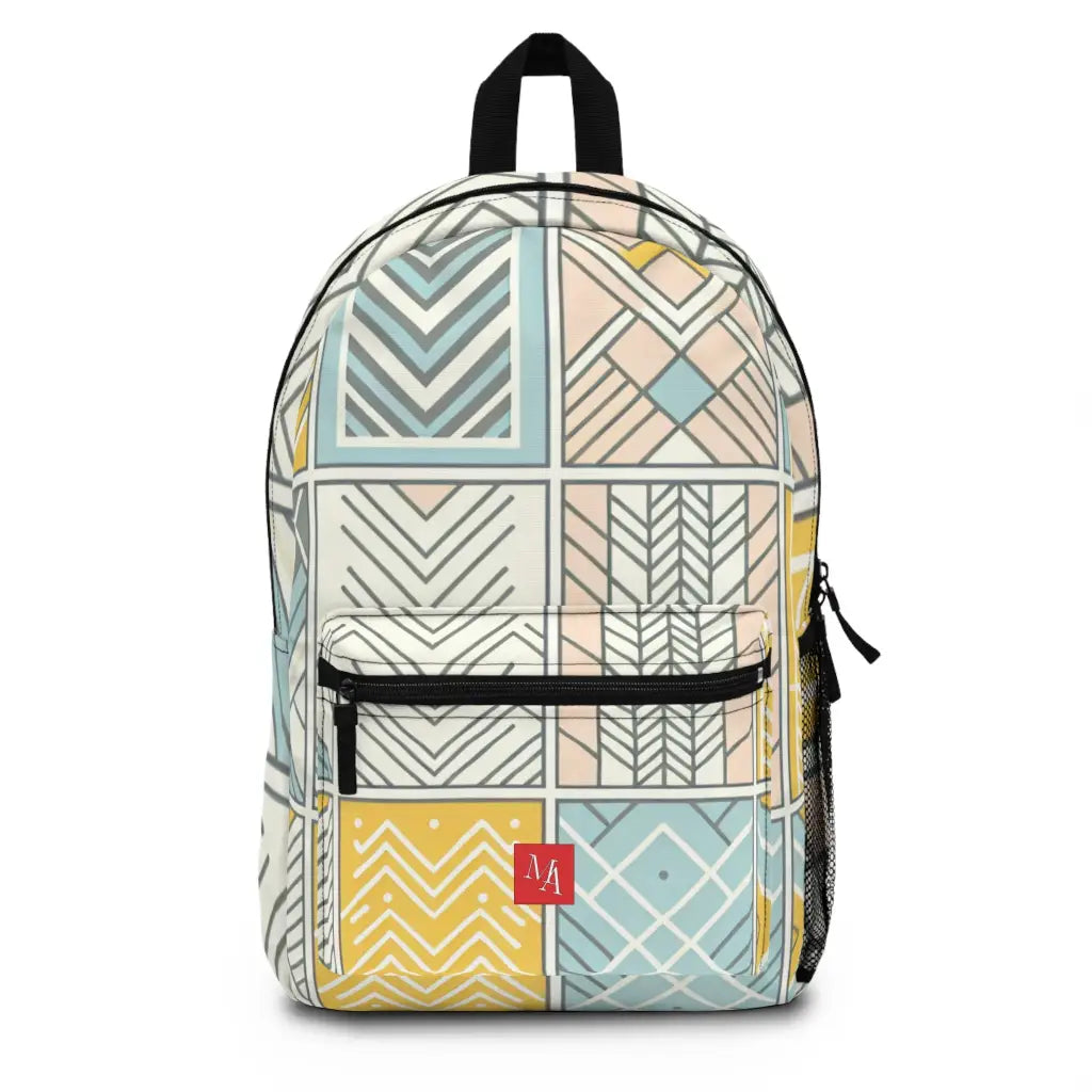 Geometric Pastel Mosaic - Backpack - One size - Bags