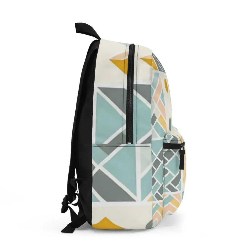 Geometric Pastel Mosaic - Backpack - One size - Bags