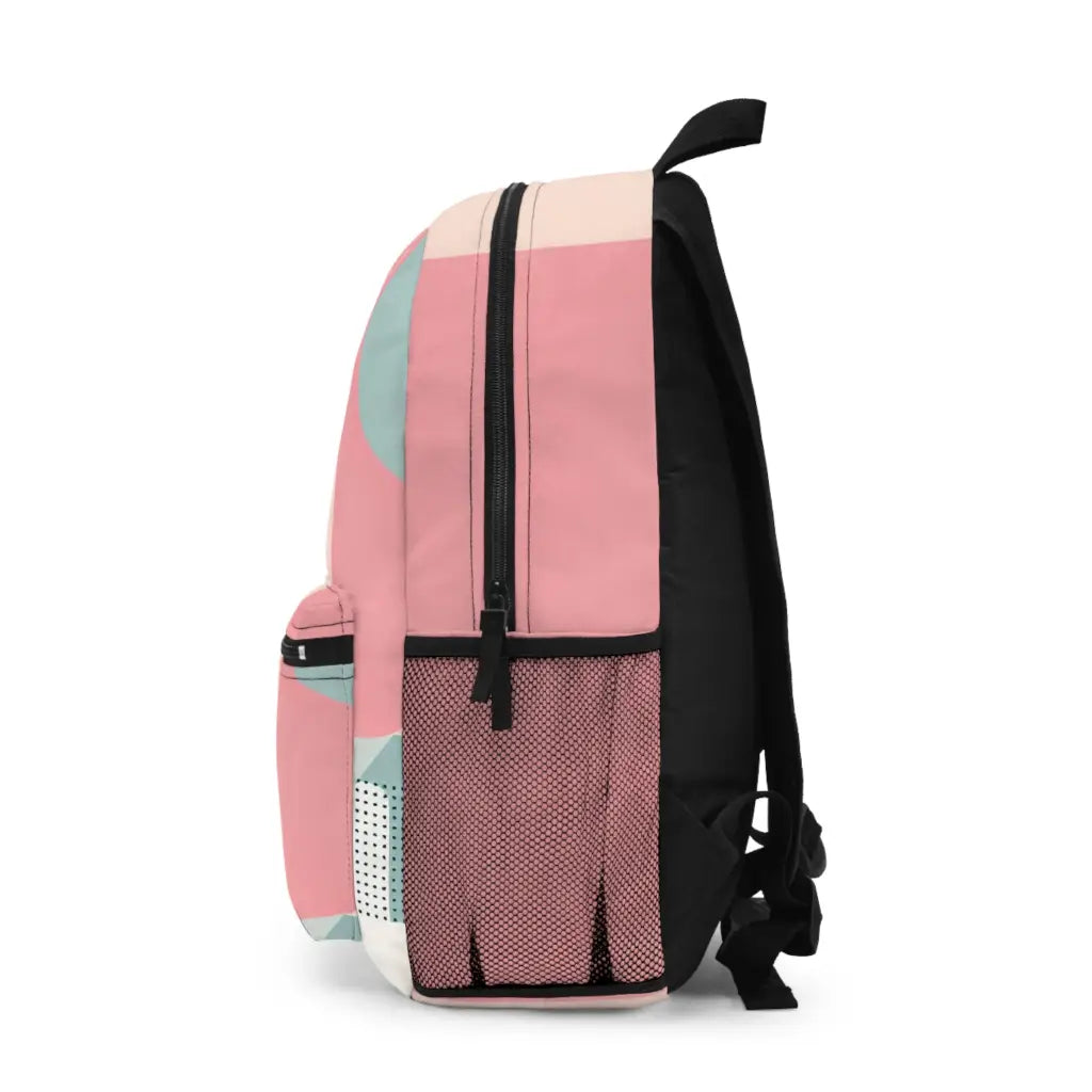 Geometric Pastel Mosaic - Backpack - One size - Bags