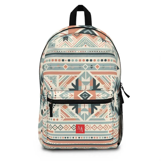 Geometric Patterns and Tribal Motifs Backpack One size Bags