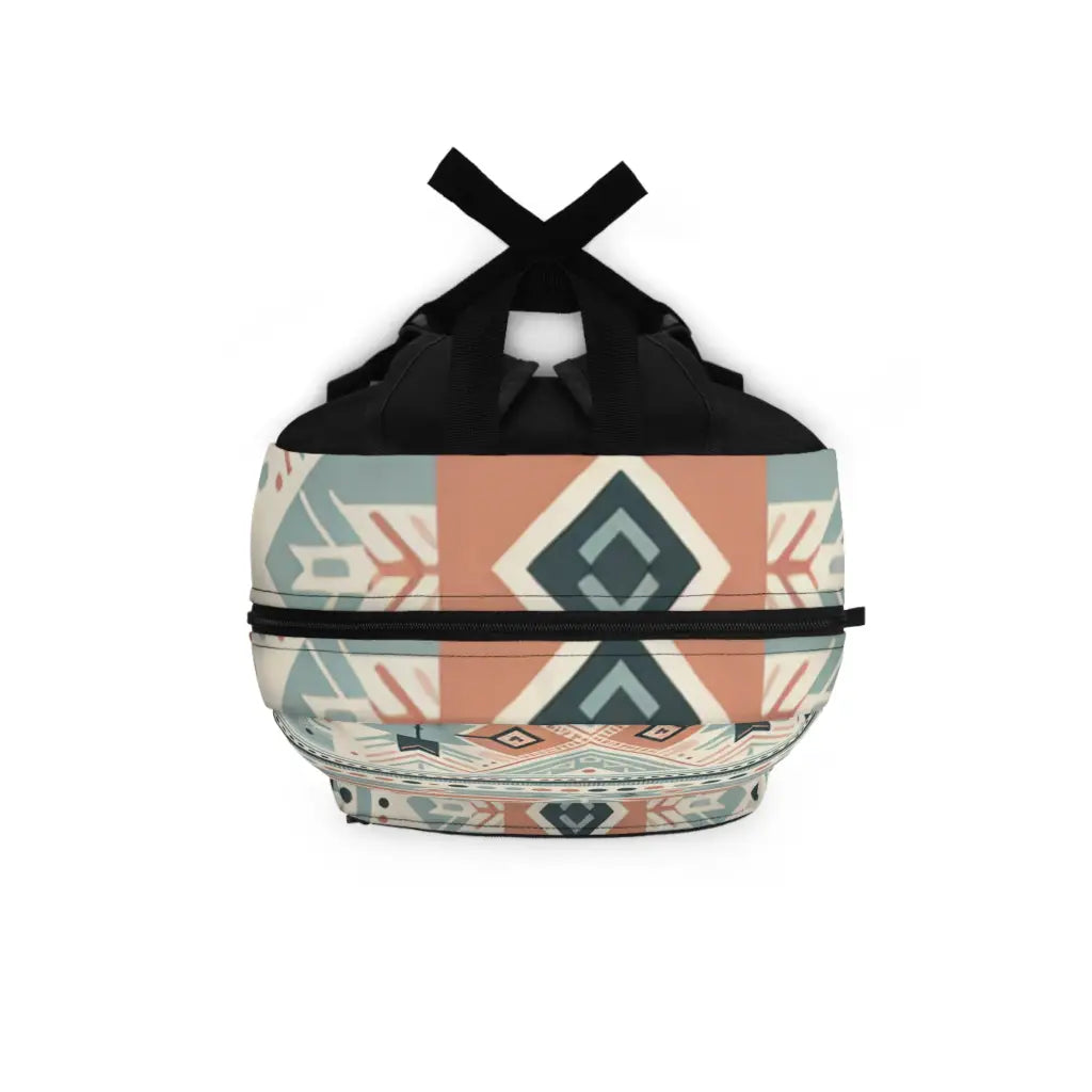 Geometric Patterns and Tribal Motifs - Backpack - One size