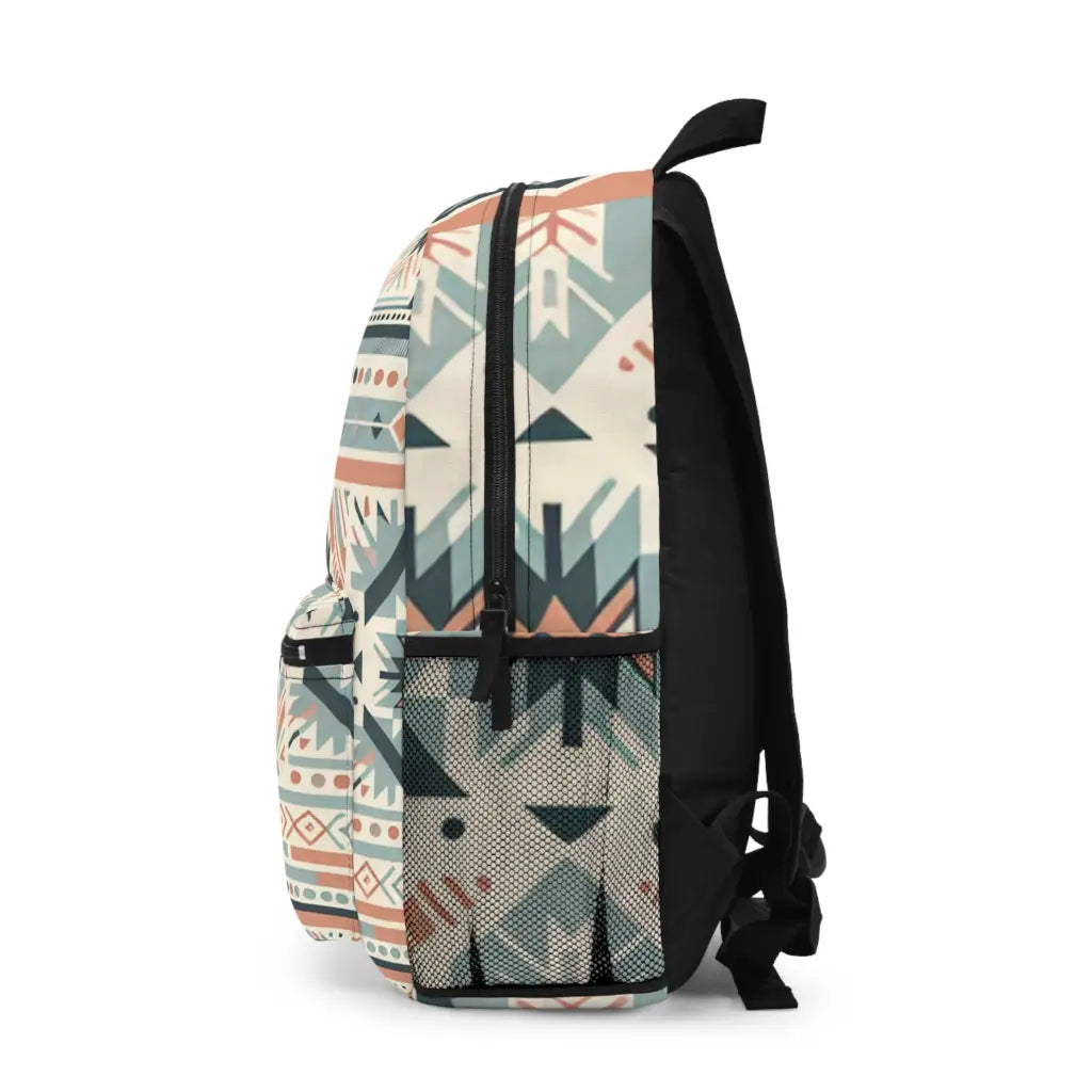 Geometric Patterns and Tribal Motifs - Backpack - One size