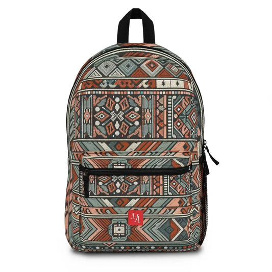 Geometric Patterns in Earth Tones Backpack One size Bags
