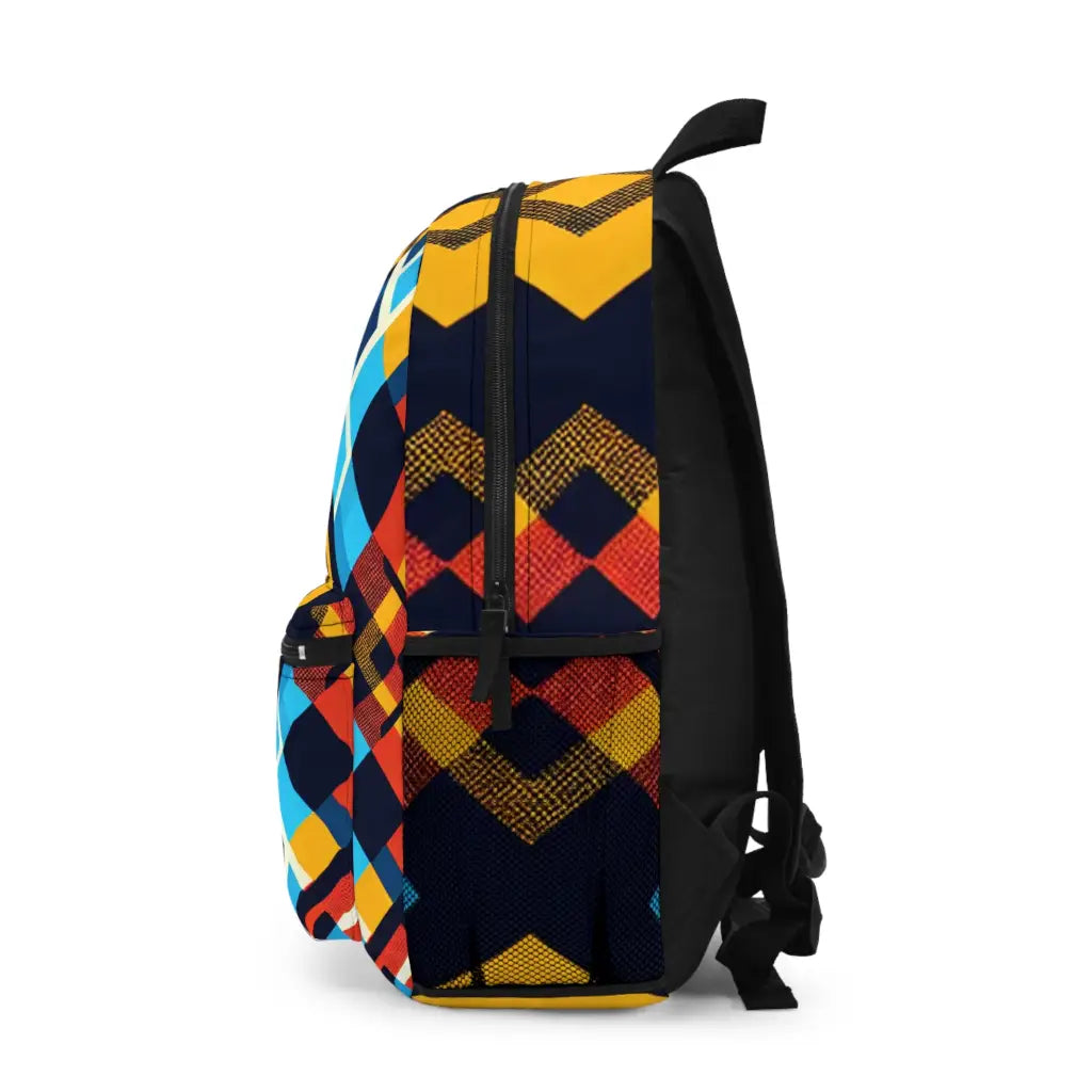 Geometric Spectrum Display Backpack One size Bags