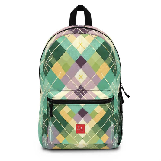 Geometric Spectrum Woven in Time Backpack One size Bags