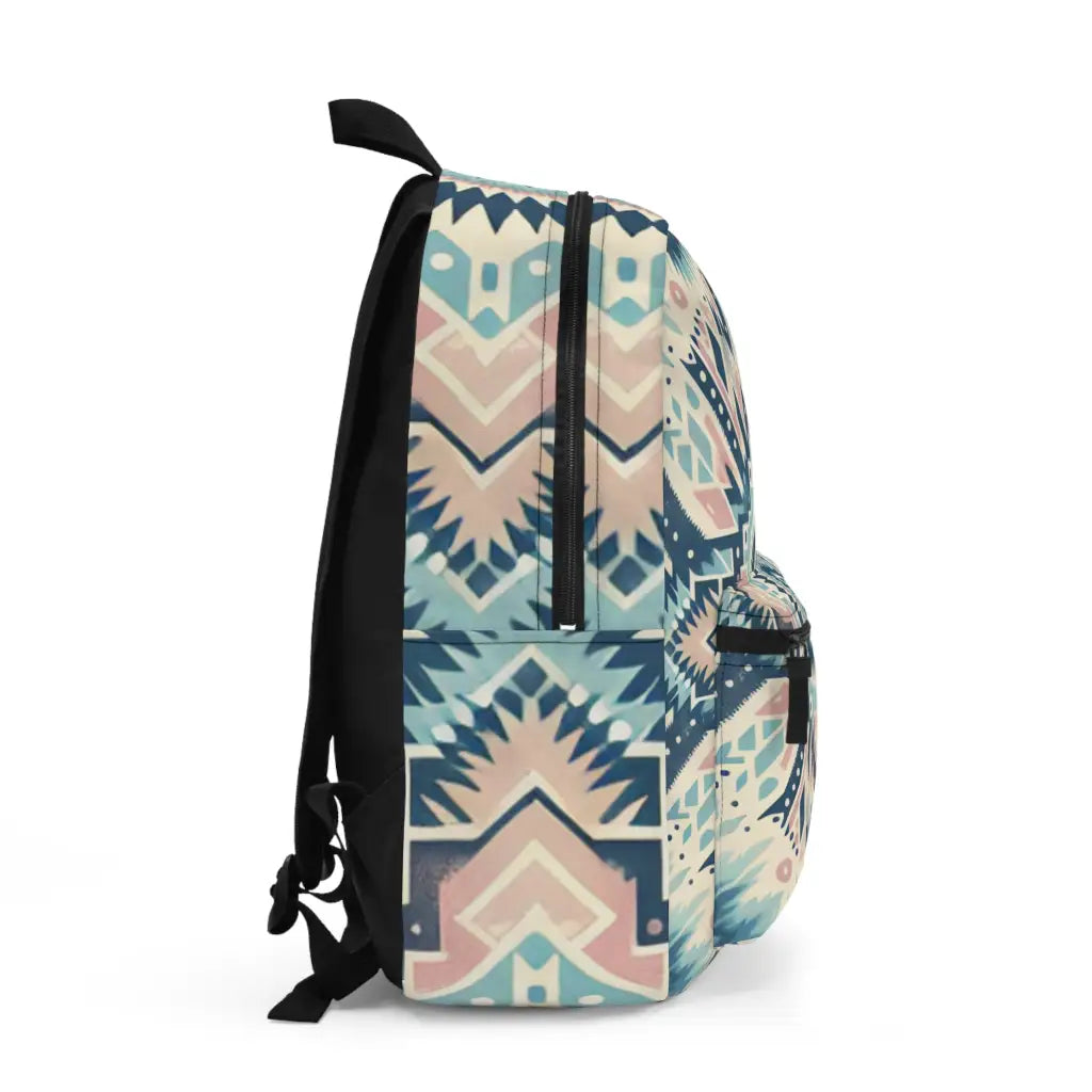 Geometric Splendor in Pastel Shades - Backpack - One size