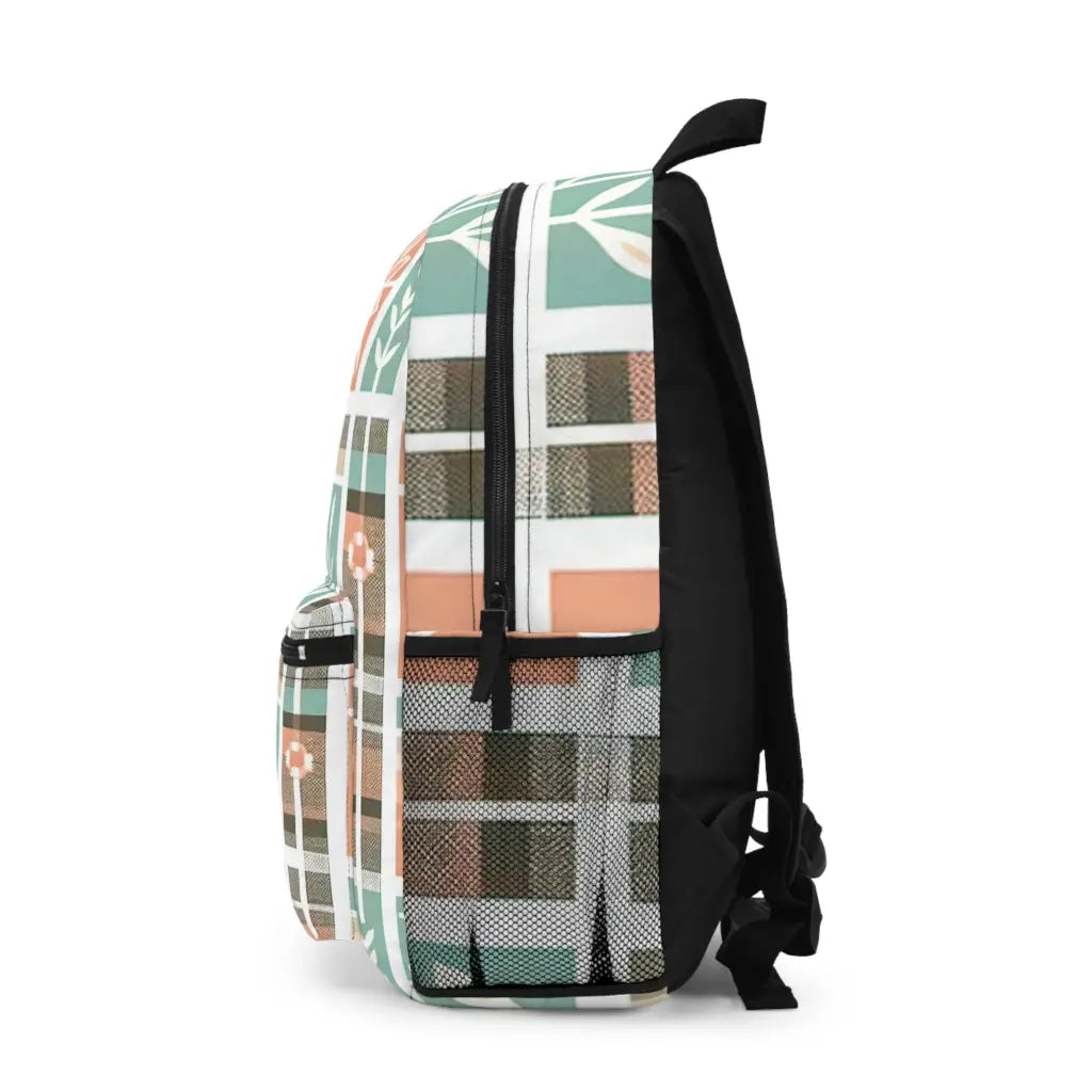 Geometric Spring Patchwork - Backpack - One size - Bags