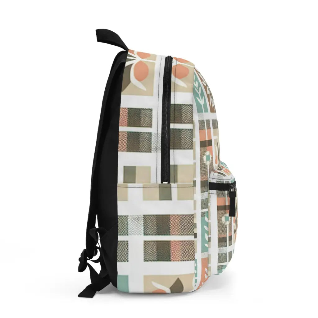 Geometric Spring Patchwork - Backpack - One size - Bags