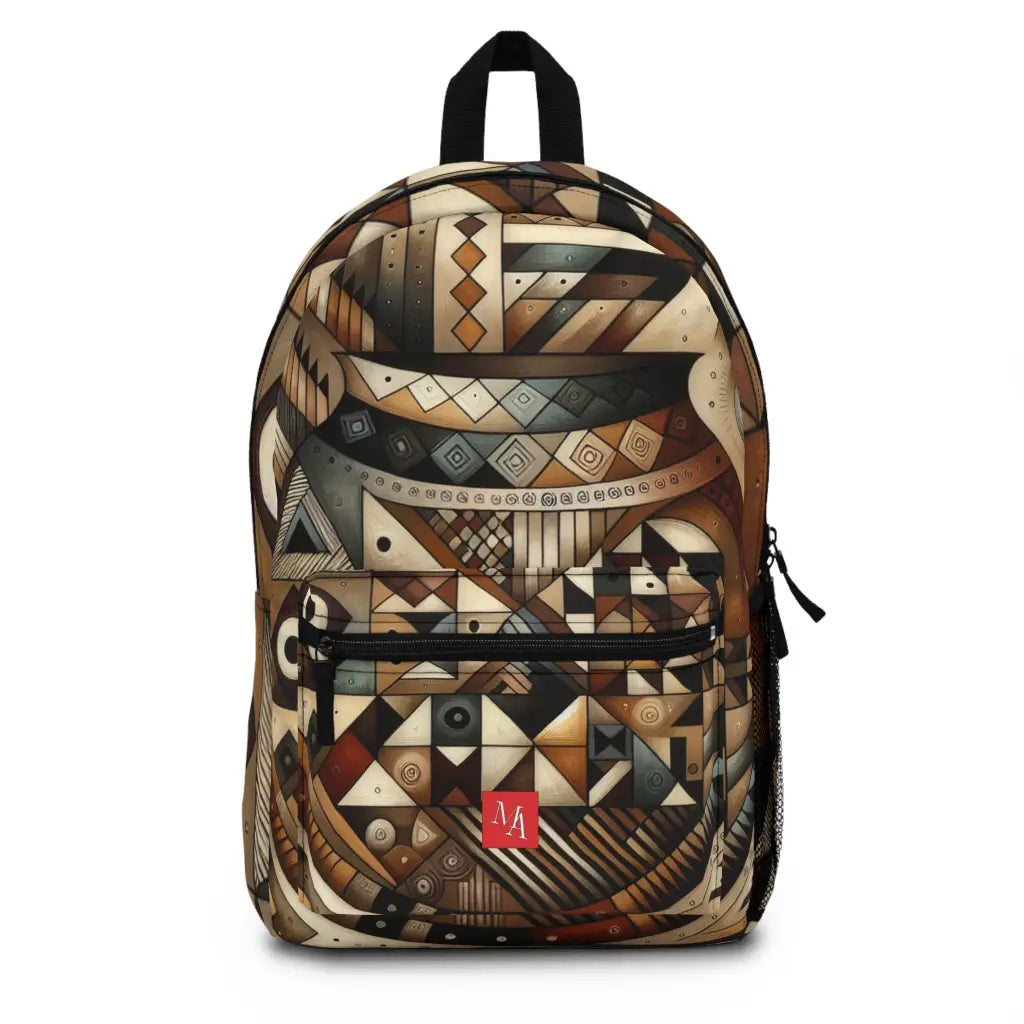Geometric Tapestry Backpack One size Bags