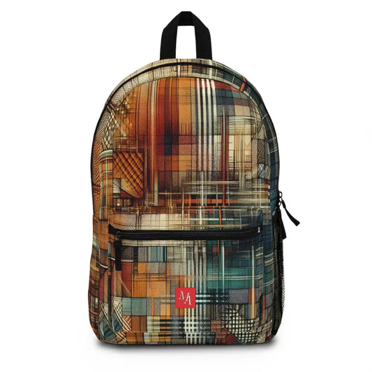 Geometric Tapestry Backpack One size Bags