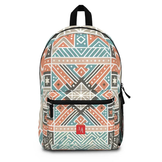 Geometric Tapestry Backpack One size Bags