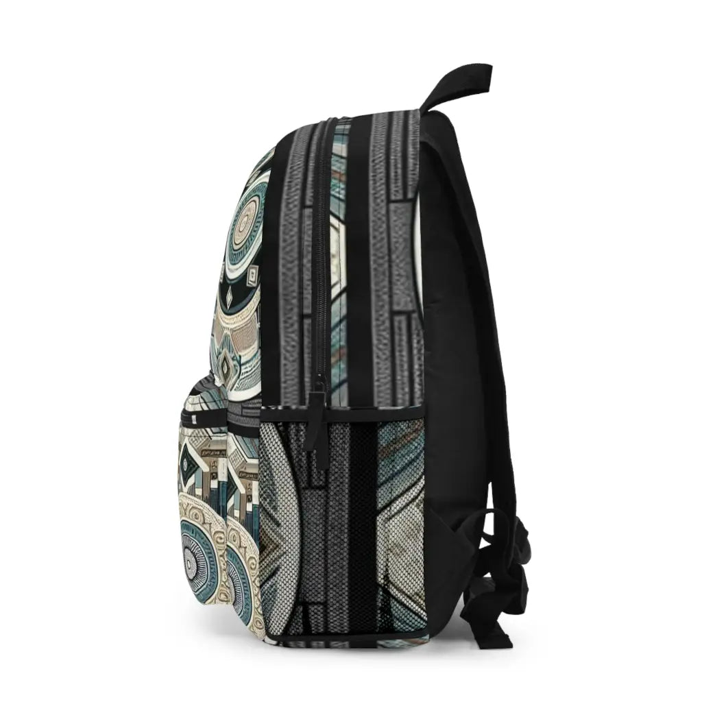 Geometric Tapestry Backpack One size Bags