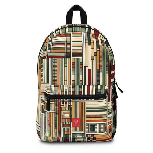 Geometric Tapestry Backpack One size Bags