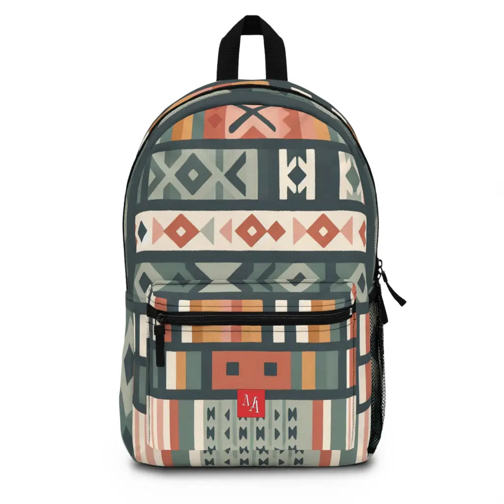 Geometric Tapestry of Tradition - Backpack - One size - Bags