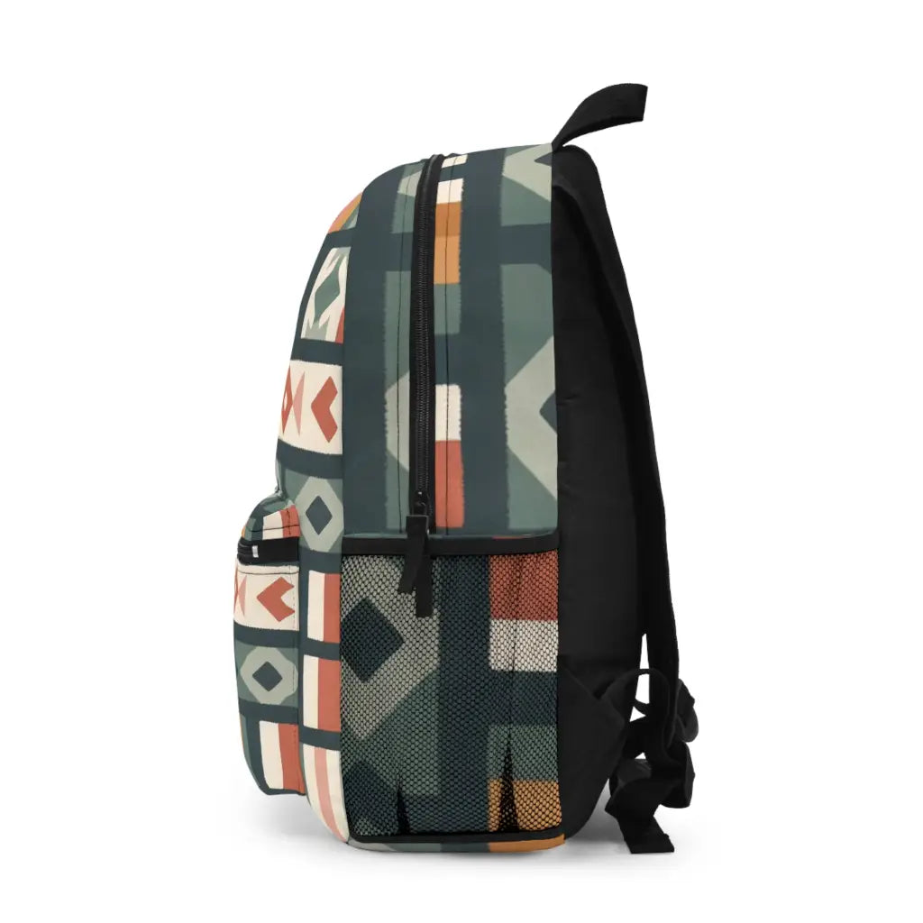 Geometric Tapestry of Tradition - Backpack - One size - Bags