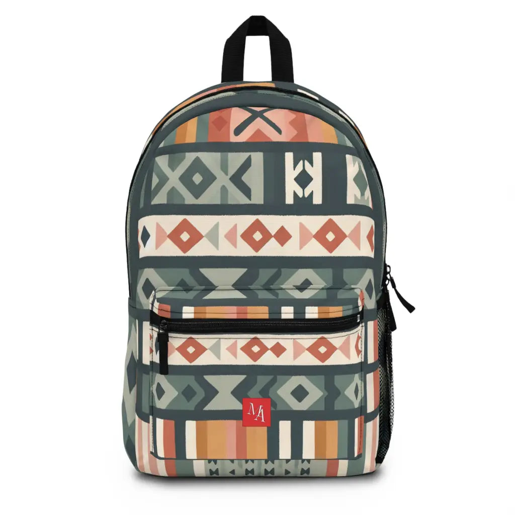 Geometric Tapestry of Tradition - Backpack - One size - Bags