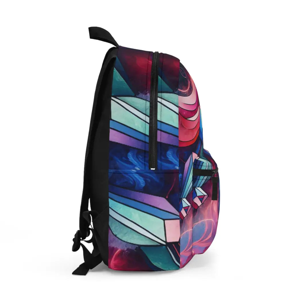 Geometric Warrior in Motion Backpack One size Bags