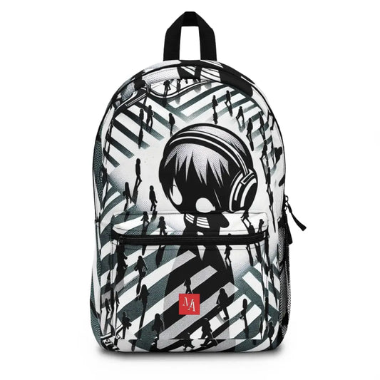 Giant Headphones in the City Crosswalk Backpack One size