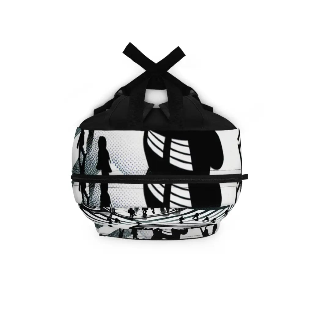 Giant Headphones in the City Crosswalk Backpack One size