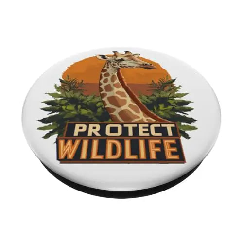 Giraffe of the Savanna PopSockets Swappable PopGrip Wireless