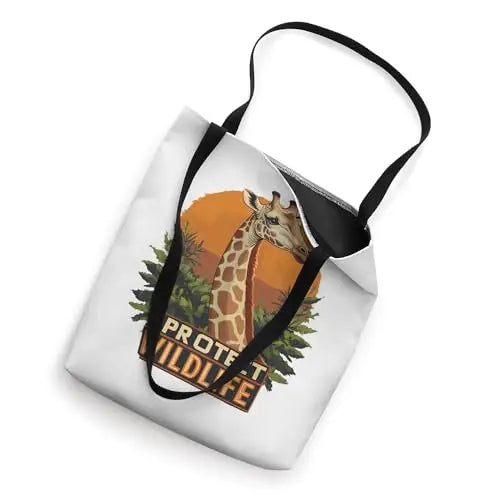 Giraffe of the Savanna Tote Bag Apparel