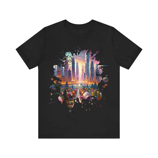 Glowing Avenue of Cherry Blossoms - Jersey Short Sleeve Tee