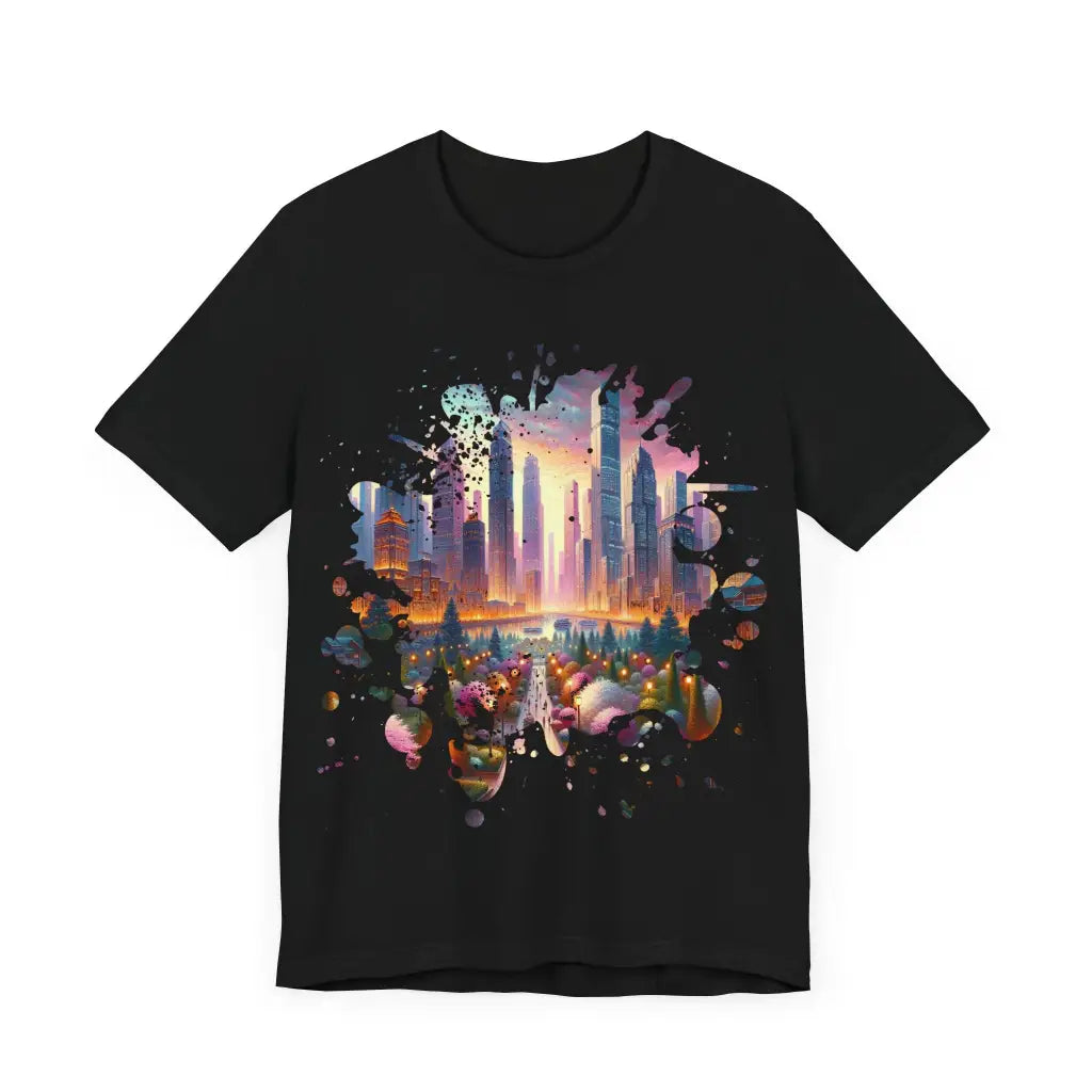 Glowing Avenue of Cherry Blossoms - Jersey Short Sleeve Tee