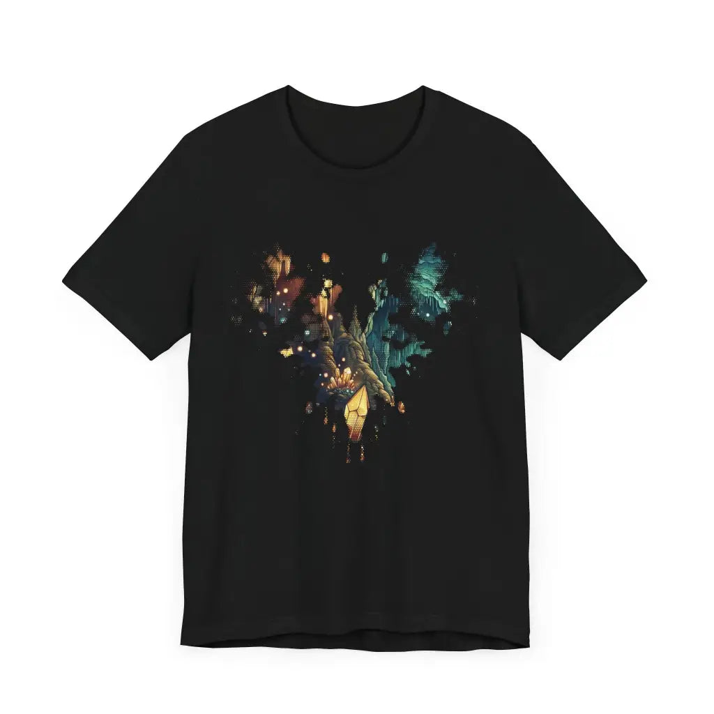 Glowing Cave of Crystals - Jersey Short Sleeve Tee - T-Shirt